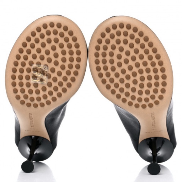 Bottega Veneta Black Napa Leather Mules Heels 36 - Picture 4 of 4